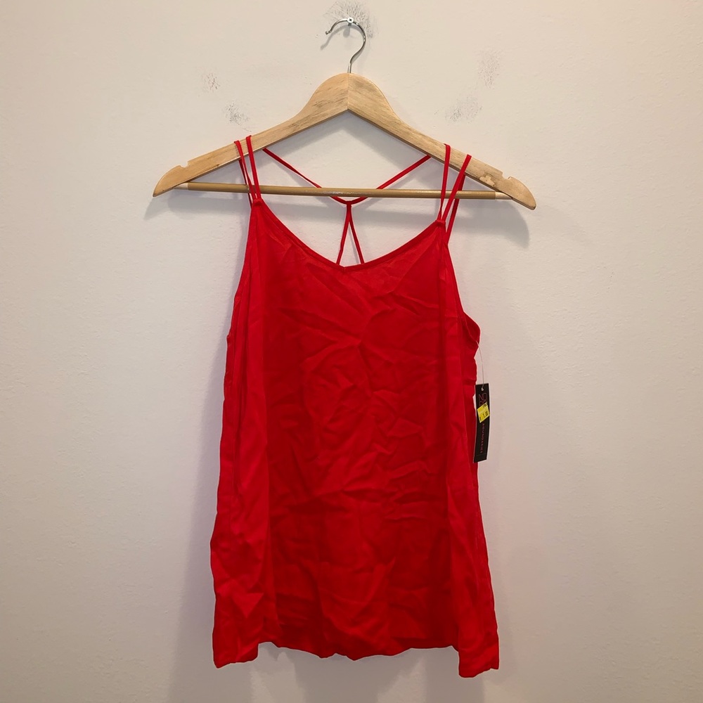 BRAND NWT No Boundaries Red Blouse size S - Picture 3 of 11